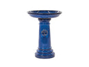Blue Heritage Birdbath