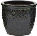 Bella Pattern Green Pot