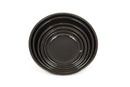 Black 22cm Saucers