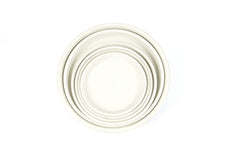 White 22cm Saucers