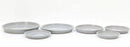 Grey 25cm Saucers