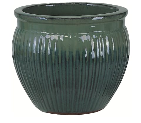 Colmar Green Cream Pots Set 3