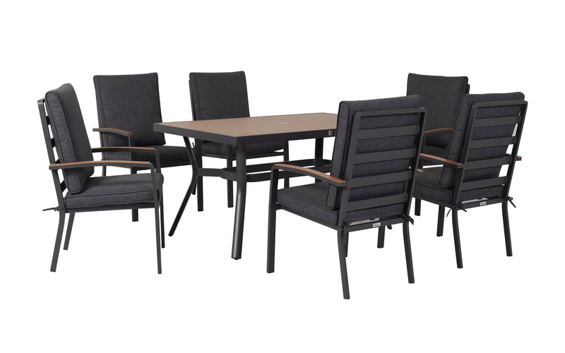 Panama 6s Rct Dining Set Char