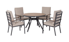 Panama 4s Dining Set Oat