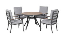 Panama 4s Dining Set Ash