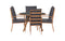 Panama Dlx 4s Dining Set Char