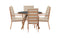 Panama Dlx 4s Dining Set Oat