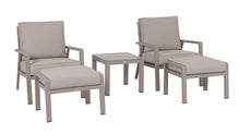 Bali 5pc Lounge Set Oat