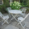 Grey 4 Person Table & Chairs