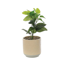 12cm Faux Plant Cream Pots