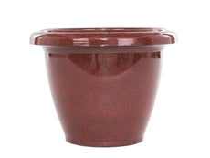 Red Double Rimmed Pot