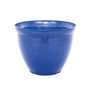 Blue Striped Feather Pots