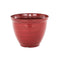 Red Striped Feather Pots