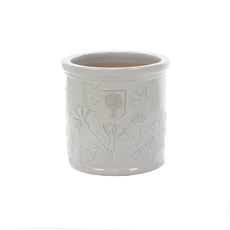 RHS Flora Glazed Fleur Pot