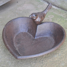 Heart Birdbath