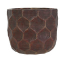 Hexcomb Brown Pots