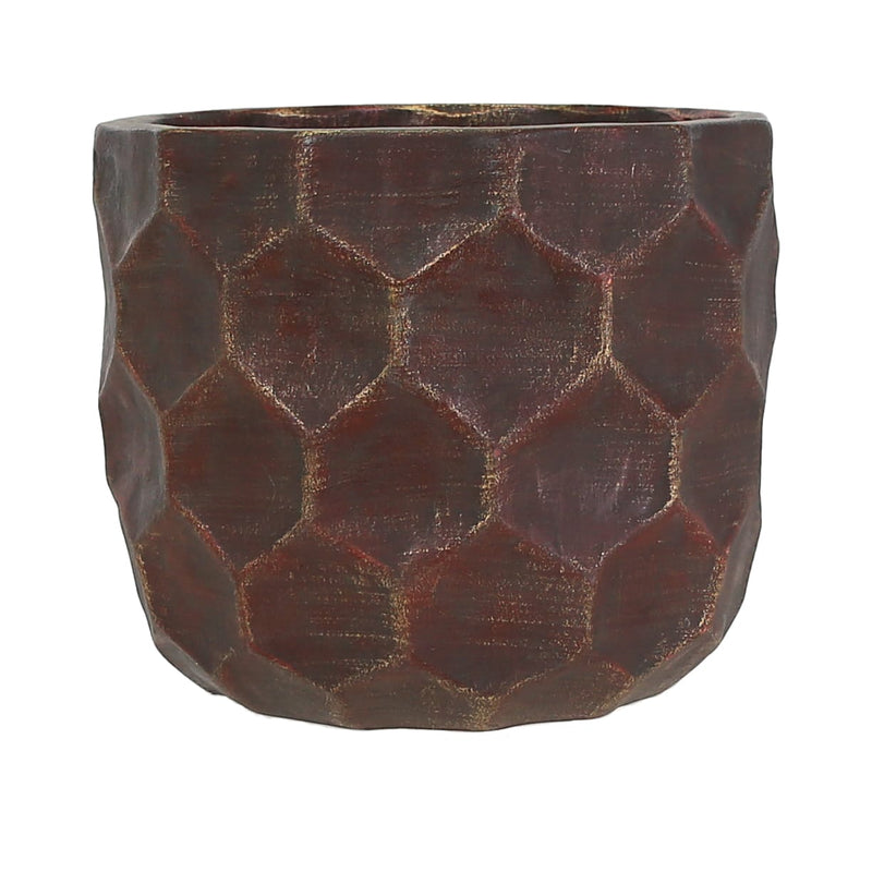 Hexcomb Brown Pots