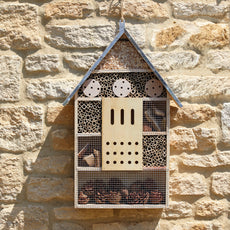 Wooden Insect Hotel Metal Roof