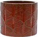 Ivy Red Cylinder Set Of 4