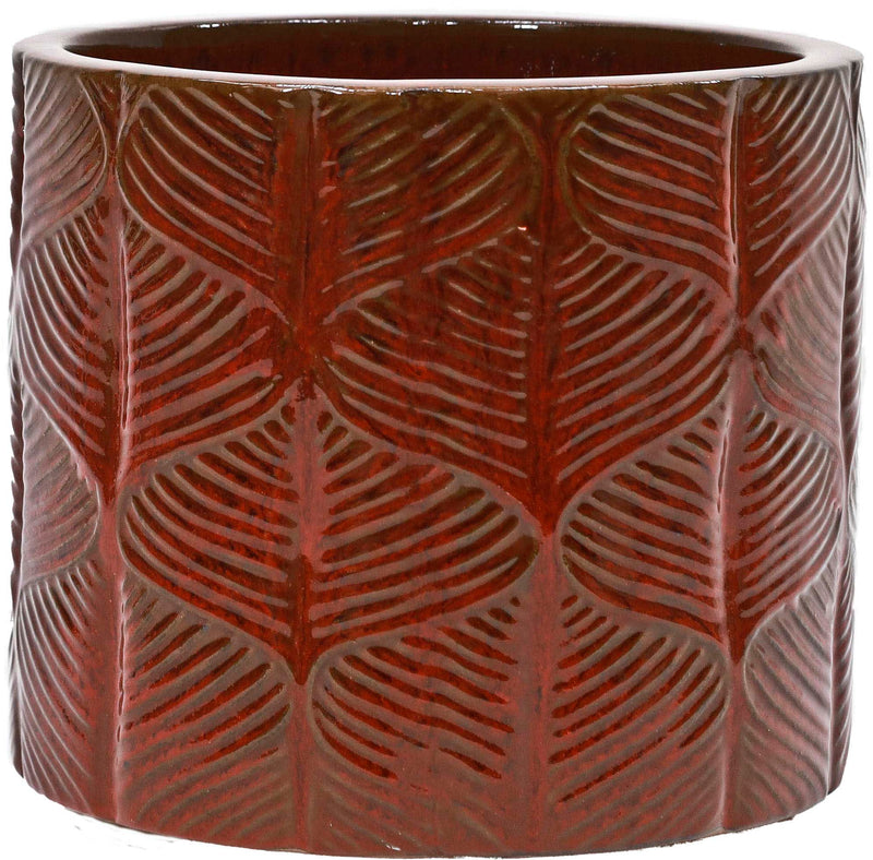 Ivy Red Cylinder Set Of 4