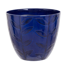 Leaves Blue Pot