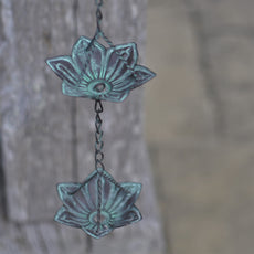 Lily Pad Rain Chain