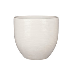 Milan White Pot Cover