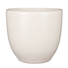 Milan White Pot Cover
