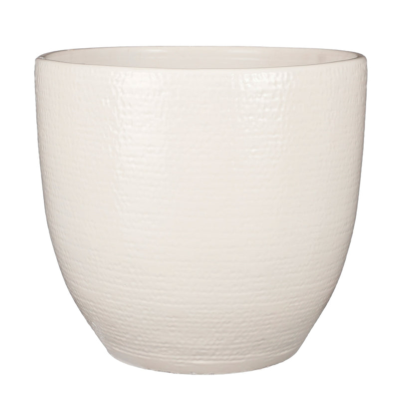 Milan White Pot Cover