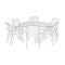 6-8 Seat Round Patio Set Co