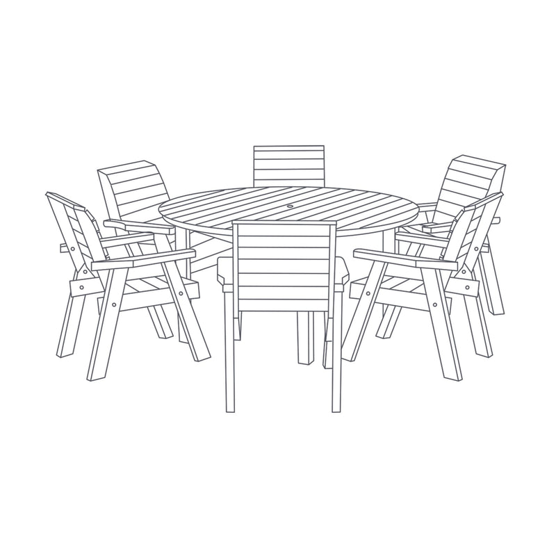 6-8 Seat Round Patio Set Co