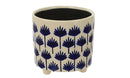 Palm Pot - Blue