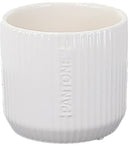 Pantone Rib Pot - Wh