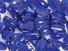 Pot Topper Blue Glass Cashews