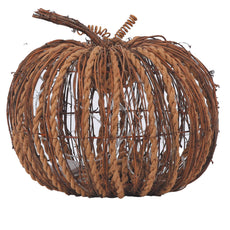 Rattan Led Pumpkin 3 Large