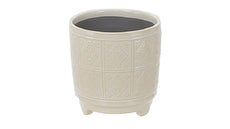X14cm Tile Pot - White