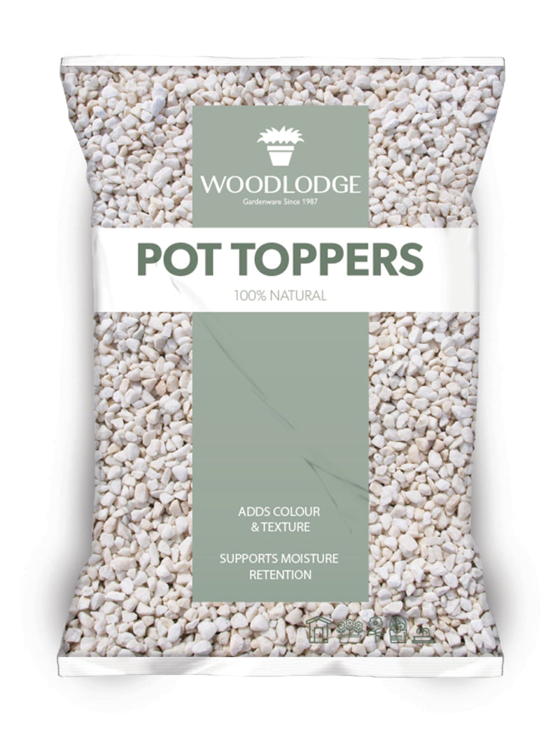White Pot Toppers