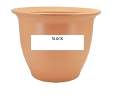 38cm Toucan Pot Black