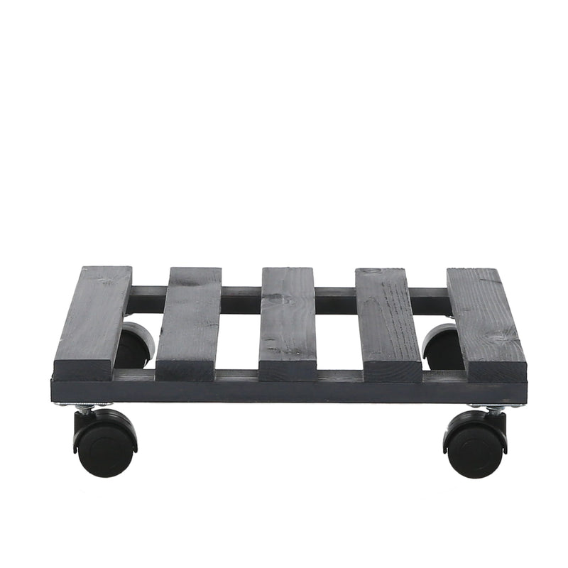 30cm Sq Grey Pot Trolley